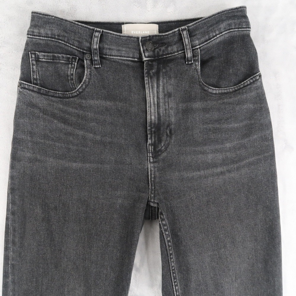 Everlane Jeans Women 28 Regular Fits 26x28 Black Cheeky Jean High Rise Straight